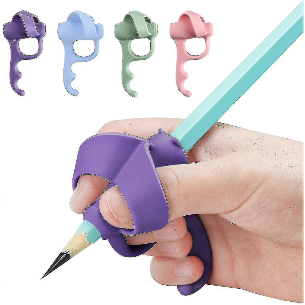 Kikidex (As Show, One Size) Pencil Grips For Kids Handwriting Ergonomic 5 Fingers Pencil Grippers