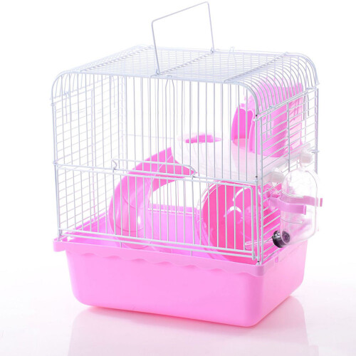 1 Hamsterbur 2-Lagersbur För Läggdjur 2