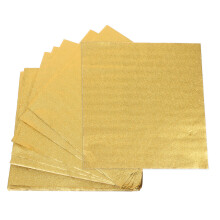 200Pcs Aluminiumfolie Guld 20X20Cm För Choklad Inpackning