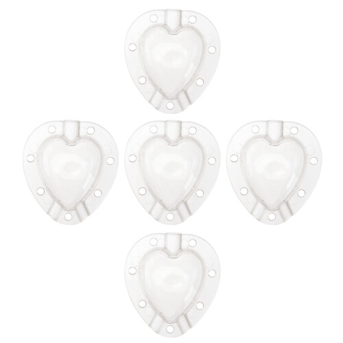 5Pcs Hjärtformigt Fruktskördemössa Trädgårdsfrukt Grönsak Formning 2