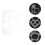 Circle Corner Liniaal Acryl Snijmalplaat Acryl Circle Malplaat 3
