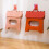 1 St Vikbar Palla Portabel Taburett För , , Badrum (Rosa) 5
