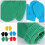 5 Par Unisex Barnhandskar Vintervarma Stickade Fingrar 9
