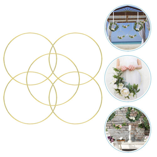 5St Drömfångare Hängde Med Metallringar Macramé Handarbete 2