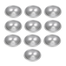 10 St Badsaltsmössar Halvcirkelkulor Av Aluminiumlegering