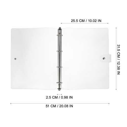 Binder Skal A4 Anteckningsbok Löst Blad 1