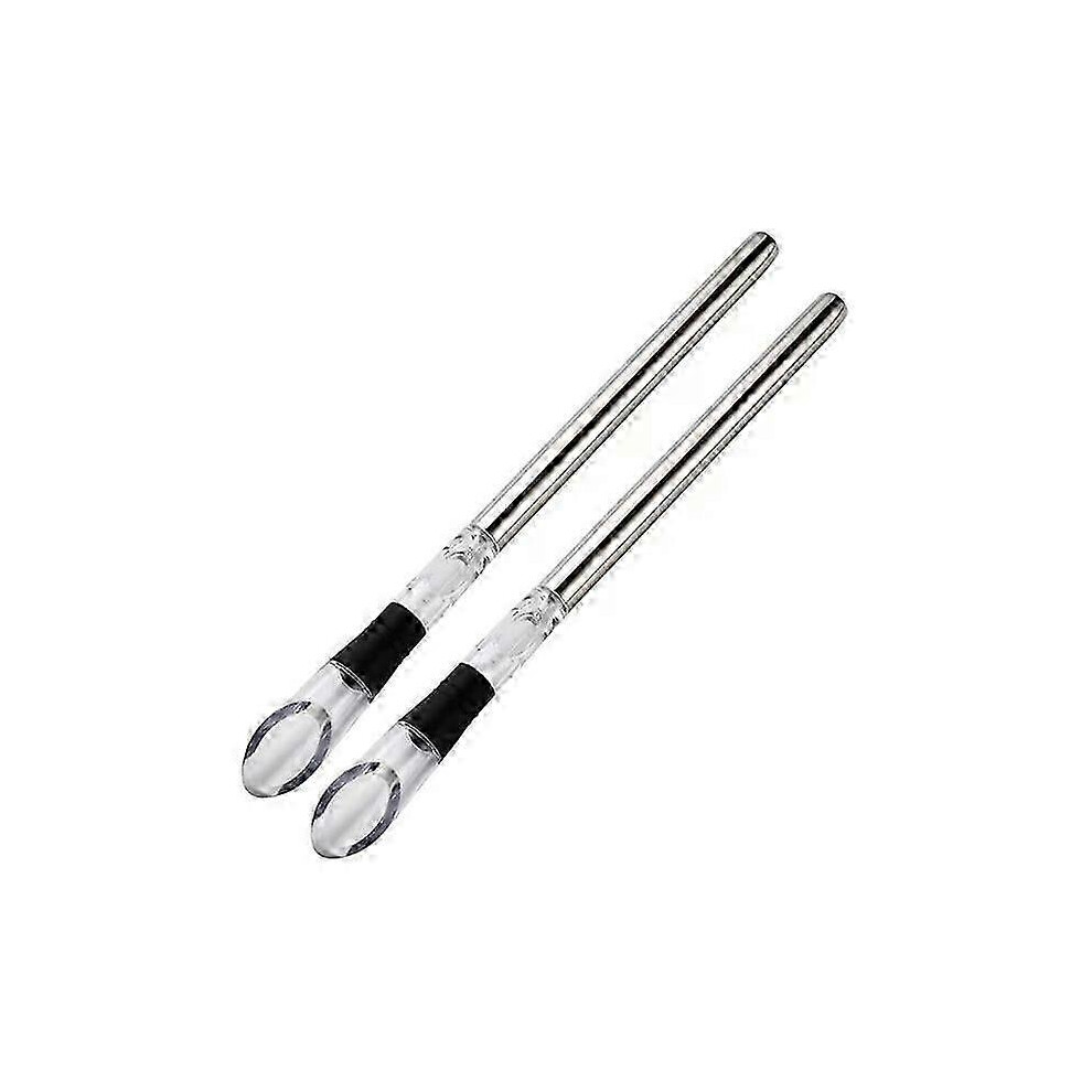 Kikidex (As Show, One Size) 2Pcs Wine Cooler Wine Bottle Chiller Wine Chiller Stick Wine Decanter