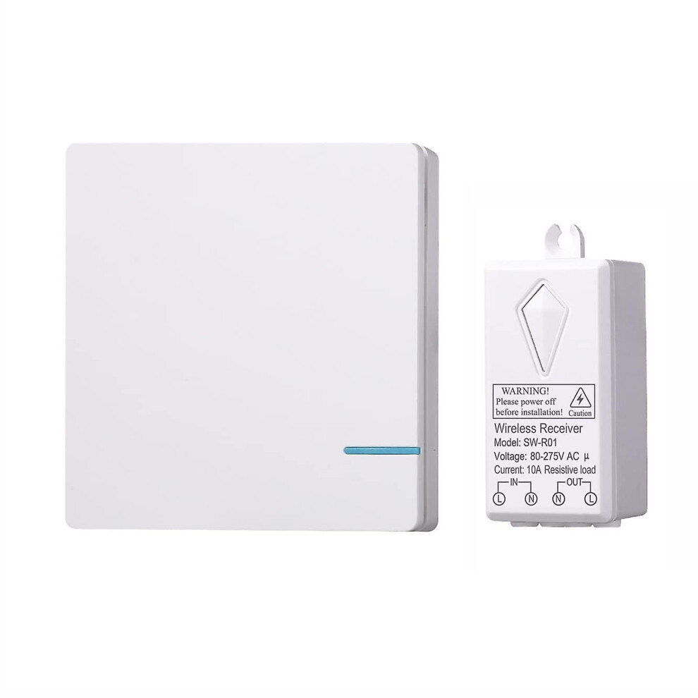 Kikidex (As Show, One Size) Wireless Light Switch Kit - Range Up To 100 Feet
