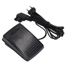 (As show, One size) 3 Hole 4 Cores Sewing Machine Foot Pedal with Power Cord EU Plug 220V