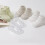 100Pcs Plastiska Bebisfots För Småbarnsskor Transparent Hållare 7