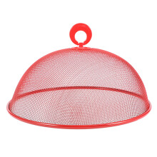 1Pc Red Iron Food Protective Cover Kitchen Food Tent