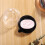 50Pcs Äggula Puff Måntårtsaskar Transparent Plastask Svart 8