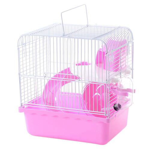 1 Hamsterbur 2-Lagersbur För Smådjur