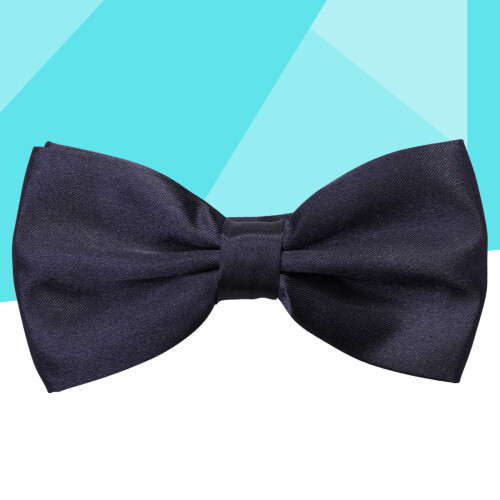 Herrarnas Polyester Silk Slipslaga Enfärgad Till Bröllop (Marinblå) 2