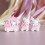 1Set Mini Bunny Cake Decoratie PVC Schattig En Compact 6