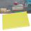 Yellow A5 20-Hole PP Binding Sheets 50Pcs Matte Presentation Covers 1