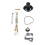 Motorcycle Carb Rebuild Kit for V-MAX 1200 1985-2000, 4 Sets 12