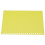 Yellow A5 20-Hole PP Binding Sheets 50Pcs Matte Presentation Covers 8