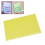 Yellow A5 20-Hole PP Binding Sheets 50Pcs Matte Presentation Covers 15