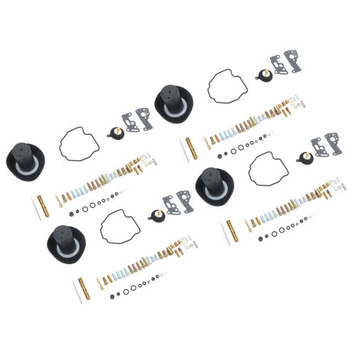 Motorcycle Carb Rebuild Kit for V-MAX 1200 1985-2000, 4 Sets 1
