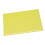 Yellow A5 20-Hole PP Binding Sheets 50Pcs Matte Presentation Covers 3