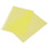 Yellow A5 20-Hole PP Binding Sheets 50Pcs Matte Presentation Covers 14
