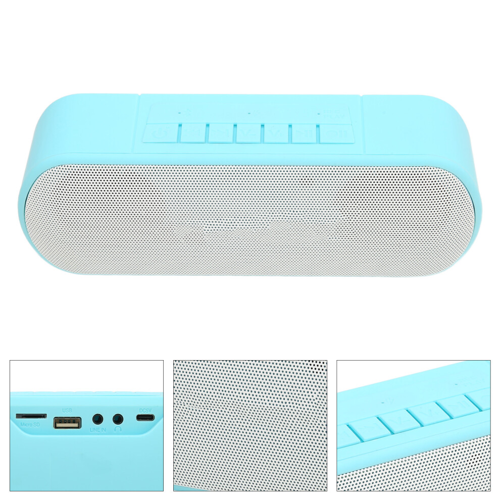 Wireless Tooth Speaker Recorder 18650 1200Mah 3W Blue 8731356758803
