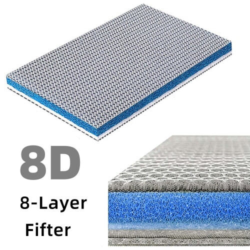 Aquarium Filterpad Fiskbäddsull Tvättbar Damfilterull 1