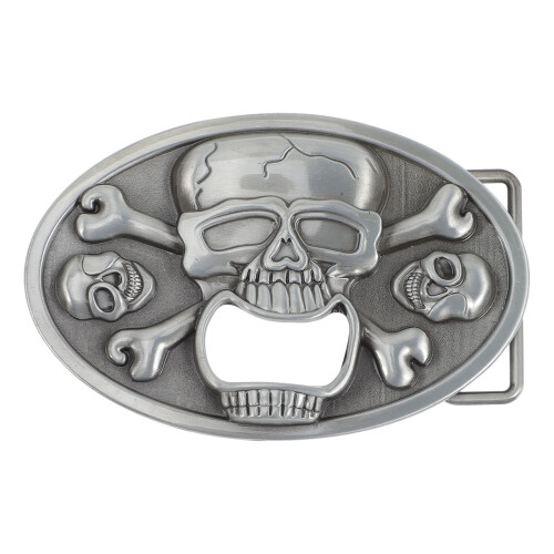 Skull Flasköppnare Multifunktionell Bältespänne För