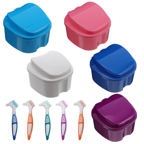 10Pcs Tandprotesaskar Med Förvaring 1
