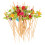 100Pcs Rose Cocktailspettar För Förrätter 4