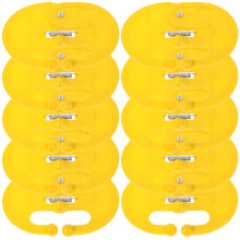 10Pcs Utfodningsutrustning Kalvavvenare Plastnäsringar För Nötkreatur