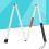 Folding Blind Cane Reflective Vikbar Käpp För Synskadade 9