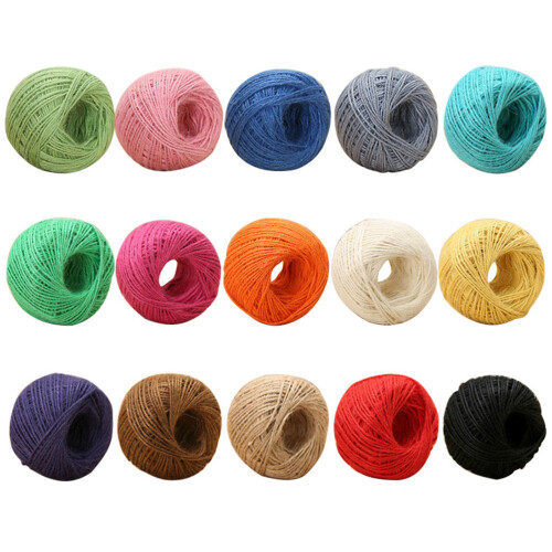 10St 25M Lång 2Mm Tjock Tråd För DIY Vävning Decor 2