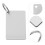 20Pcs Sublimationsunderlag Nyckelringar Mdf Hantverkstillbehör 5