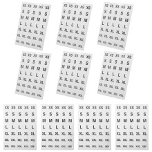 350 Pcs Självhäftande Storleksmärken För Kläder