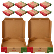 10Pcs Pizzabehållare 8 Tum Av Matbegränsat För Att Ta Med