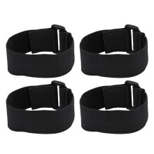 4Stk Nylon Kabelbinder Strap Schwarz