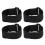 4Stk Nylon Kabelbinder Strap Schwarz 1