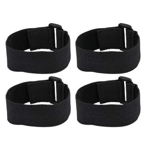 4Stk Nylon Kabelbinder Strap Schwarz