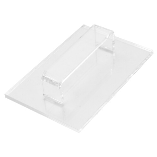 1 St Transparent Håndtagad Gräddekräppa Rektangulär Akryl Bakverktyg 1
