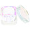 Crystalglas Nagelskål Med Lock För Manikyr 8