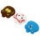 3Pcs Chockabsorber Tennisknepp Vibrationsdämpare 6