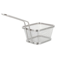 Silverfärgad Köksstekkorg Pommesfrites Rostfritt