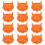 12pcs mini plastic cauldron candy containers for halloween 2