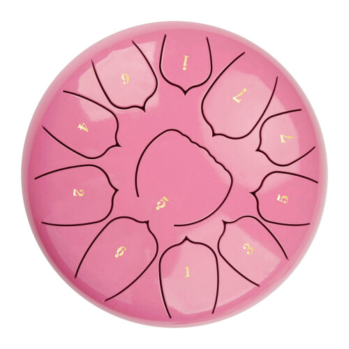 Titanium.Alloy.11 Notes Handpan Drum with Mallet for Relaxation