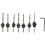 7-teiliges Senker-Bohrer-Set, 4