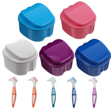 10Pcs Tandprotesförvaringslådor För Tandborstar Retainers