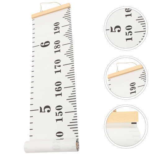 Growth Height Chart Vägghängning Avlägsnbar Mätlinjal För Sovrum 2