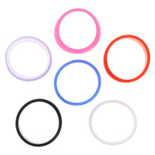 6St Racketband Overgrip Protector Antislir Svettband Fix Silikonring